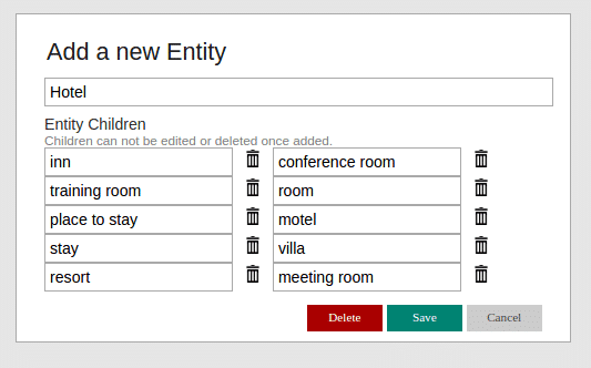 Add new Entity